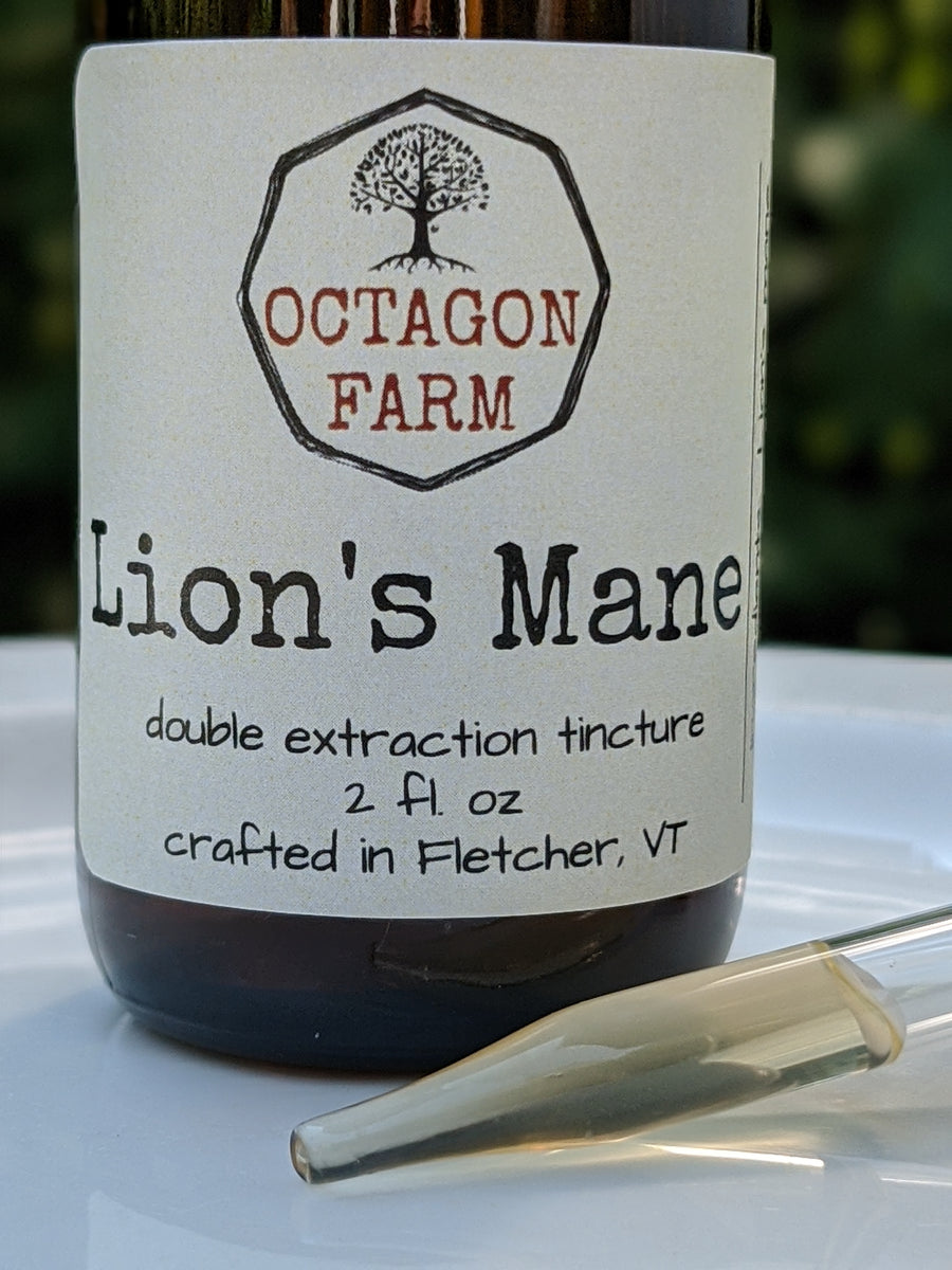 Lions Mane Double Extraction Tincture Octagon Farm